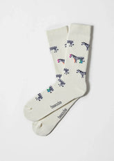 Chaussettes en coton - BeZebra Blanc